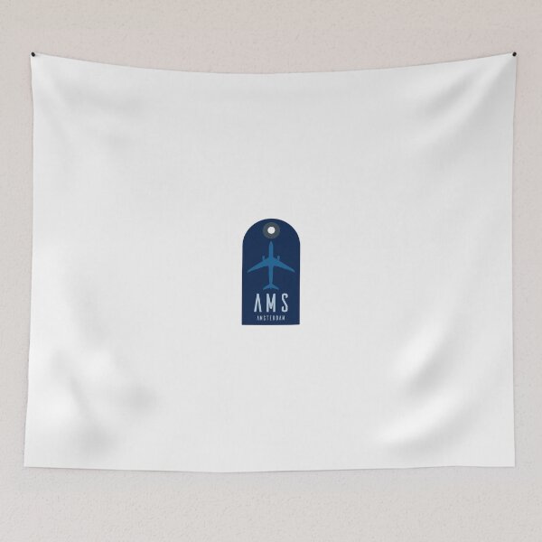 Item preview, Amsterdam Airport Schiphol (AMS) Luggage Tag designed and sold by JonesyDave.