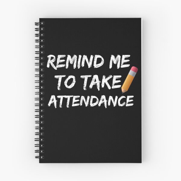Item preview, Remind me to take attendance designed and sold by MoMasry.