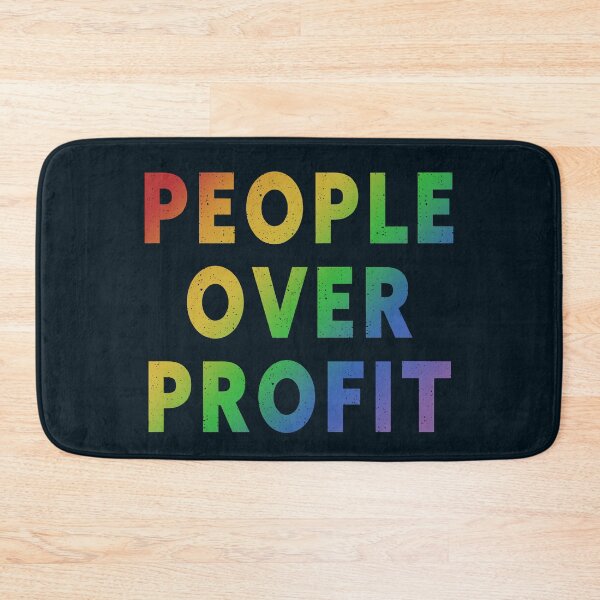 Item preview, People Over Profit designed and sold by PantasticPanic.