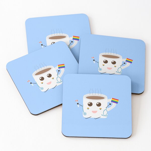 Item preview, Rainbow LGBTQIA pride  Lala the MD Coffee Mug  designed and sold by twicetrader.
