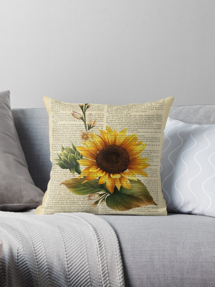 Sunflower deals throw pillows