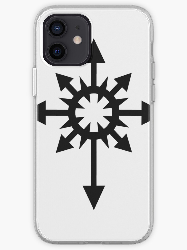 Warhammer 40k Chaos Black Legion Symbol Iphone Case Cover By Seizureman Redbubble