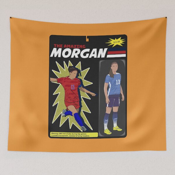 Item preview, Alex Morgan Retro Superhero Action Figure USWNT  designed and sold by Hevding.