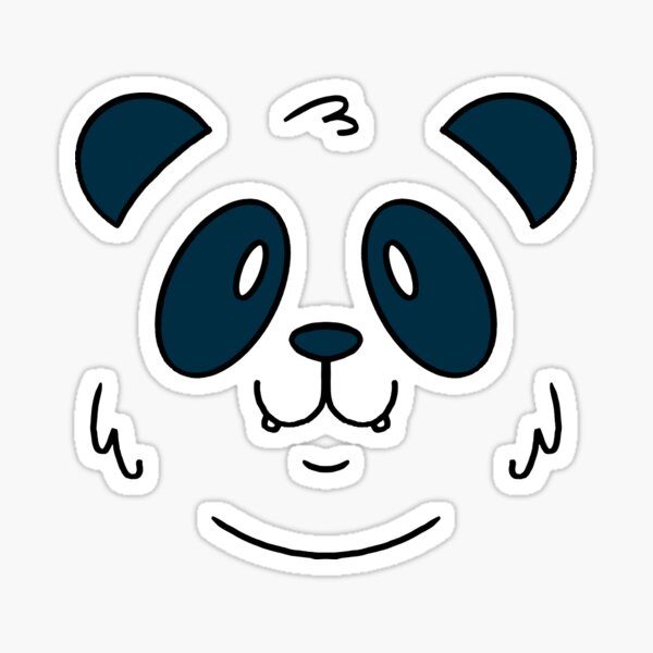 Aperçu de l'œuvre Visage d'ours panda mignon créée et vendue par cutenfunny.