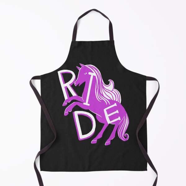 Item preview, RIDE hand drawn type pink horse/pony designed and sold by jasmineberry.