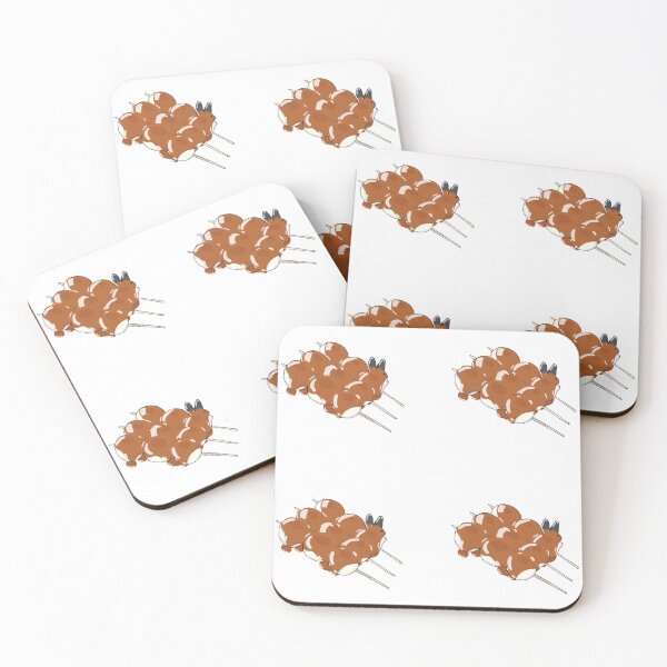 Item preview, Mitarashi Dango Bunny Sticker designed and sold by mochi-co.