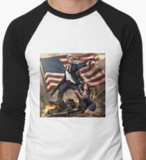 bill clinton Men's Baseball ¾ T-Shirt