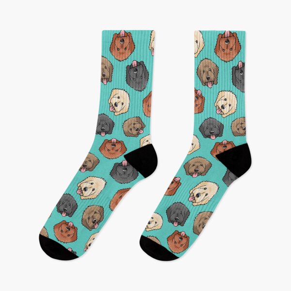 Item preview, Goldendoodles on teal designed and sold by littlearrow.