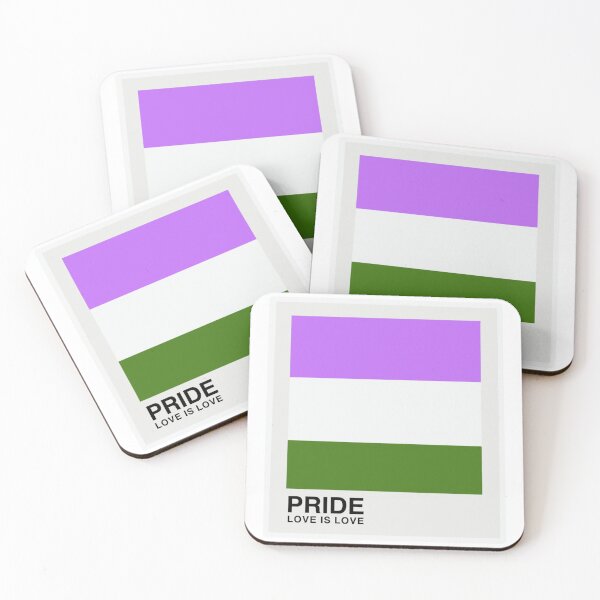 Item preview, Genderqueer Pride Pantone designed and sold by devilstripdes.