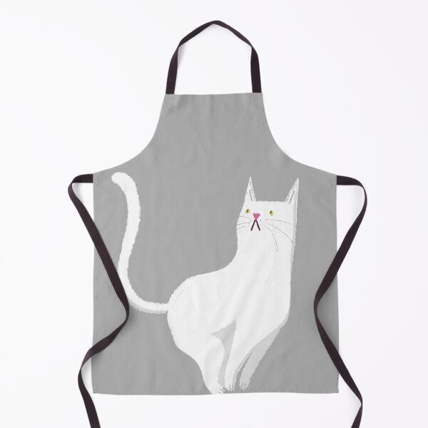 Item preview, Fancy snooty white cat designed and sold by jasmineberry.