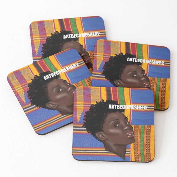 Item preview, Poise - Blue Kente Print designed and sold by ArtBecomesHer2.