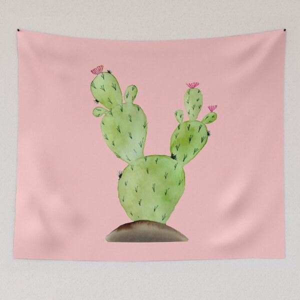 Item preview, Nopal in flower Watercolor designed and sold by Shizukopb.