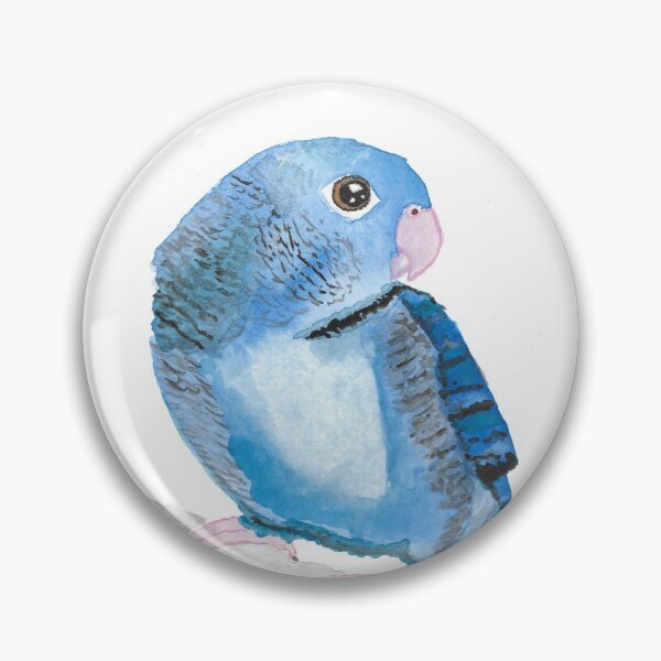 Item preview, Watercolour Lineolated Parakeet designed and sold by Spindrifter Studio.