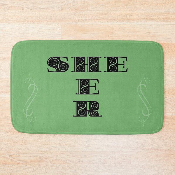 Item preview, Pronouns she her black green designed and sold by GrammarDance.