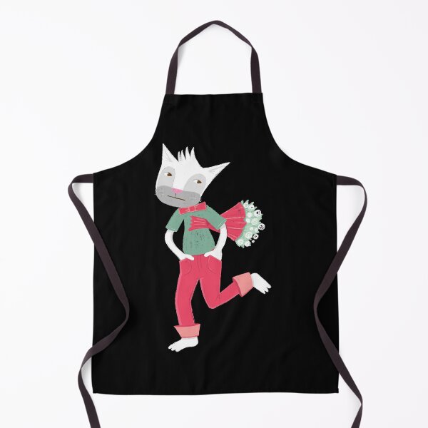 Item preview, Dancing cat boy with flowers designed and sold by jasmineberry.