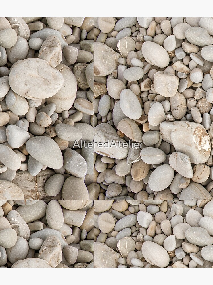 "Graue Kieselsteine an der Küste" Rucksack von AlteredAtelier | Redbubble