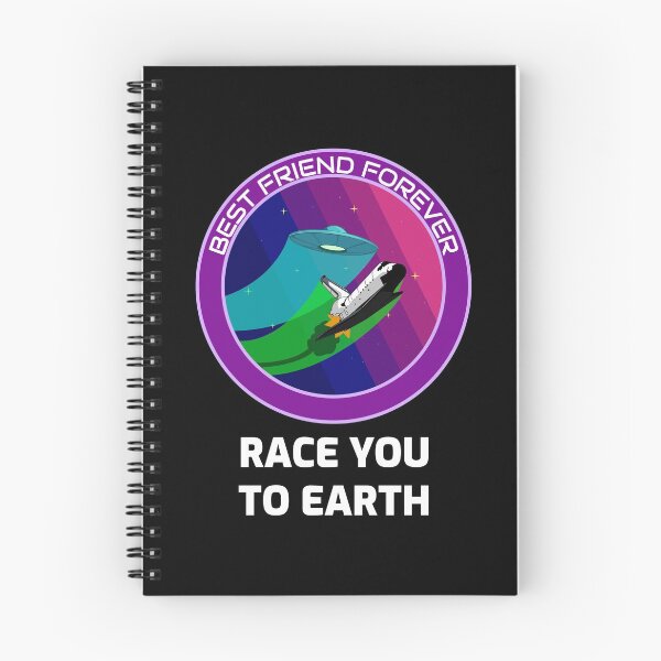Item preview, Space Shuttle racing Flying Saucer - Best Friend Forever designed and sold by d1mology.