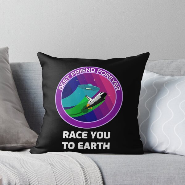 Item preview, Space Shuttle racing Flying Saucer - Best Friend Forever designed and sold by d1mology.