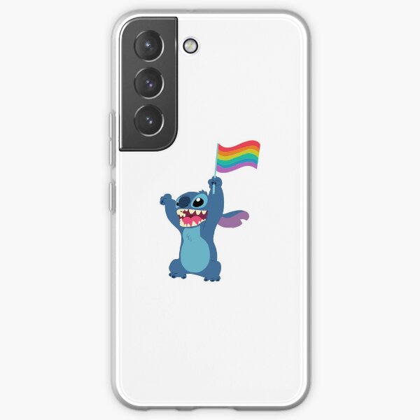 Stitch with Pride Flag Samsung Galaxy Soft Case