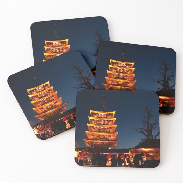 Item preview, JAPANESE NIGHT TEMPLE SHRINE | Destination Photo designed and sold by PhotoStory.