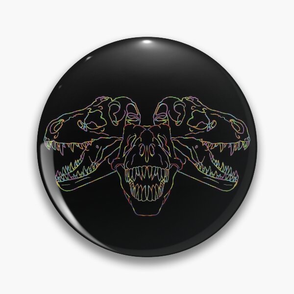 Item preview, Tri-Rex Hollow Neon Skulls designed and sold by SirCrim.
