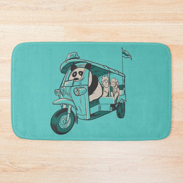 Item preview, Cool Panda Taxi Tuc Tuc designed and sold by cutenfunny.