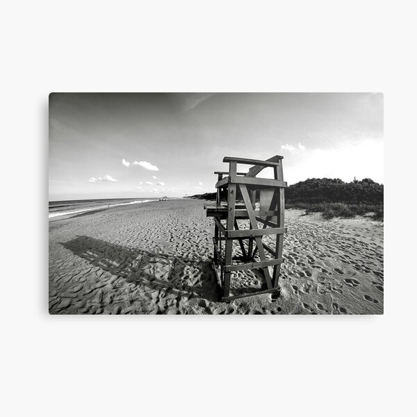 Melbourne Beach Lifeguard Stand Metal Print