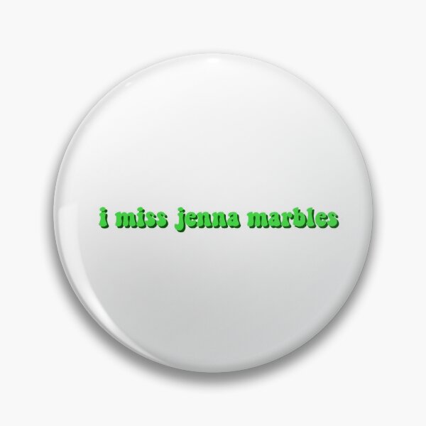 Item preview, I MISS JENNA MARBLES GREEN/GREEN STICKER designed and sold by krh327.