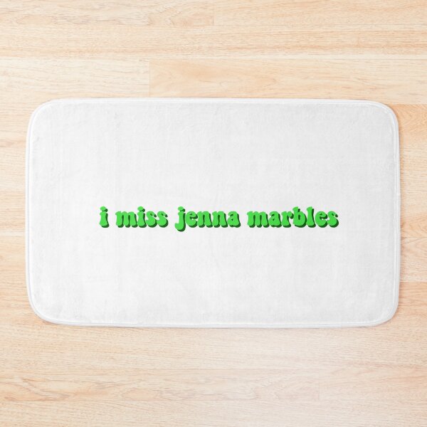 Item preview, I MISS JENNA MARBLES GREEN/GREEN STICKER designed and sold by krh327.