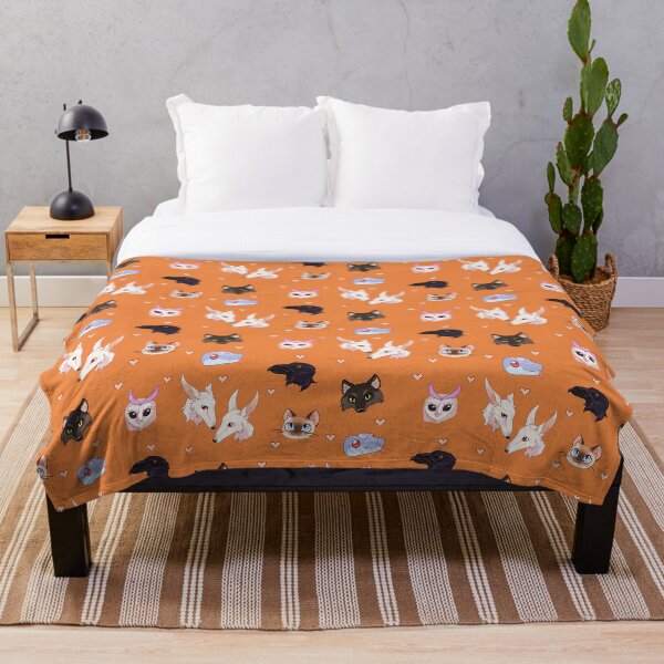 Item preview, The arcana familiars print (orange) designed and sold by Birdoba.