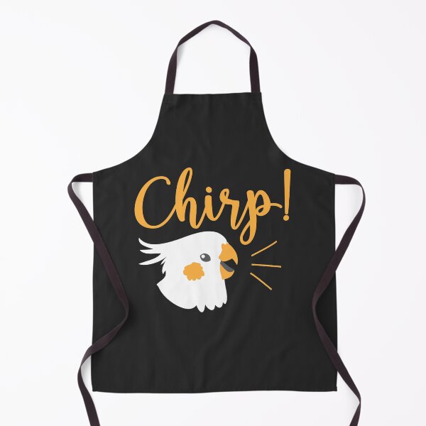 Item preview, White cockatiel saying 'CHIRP!' designed and sold by jazzydevil.