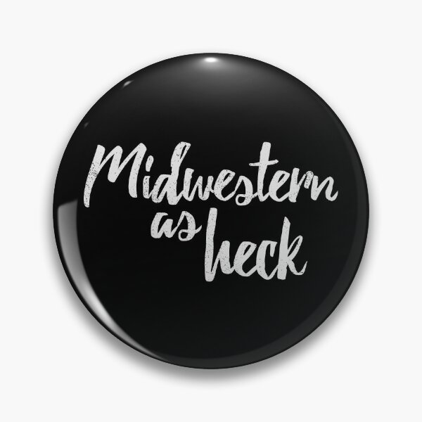 Item preview, Midwestern as Heck Humor Vintage Lettering designed and sold by Creatively Torn.