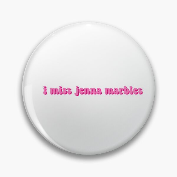 Item preview, I MISS JENNA MARBLES PINK/PINK STICKER designed and sold by krh327.