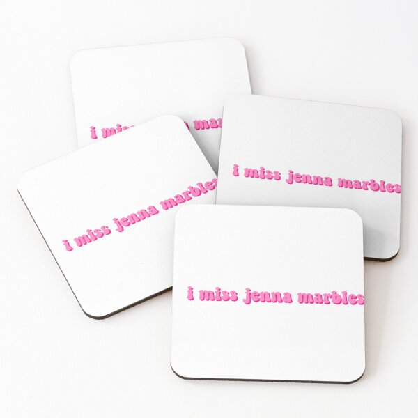 Item preview, I MISS JENNA MARBLES PINK/PINK STICKER designed and sold by krh327.
