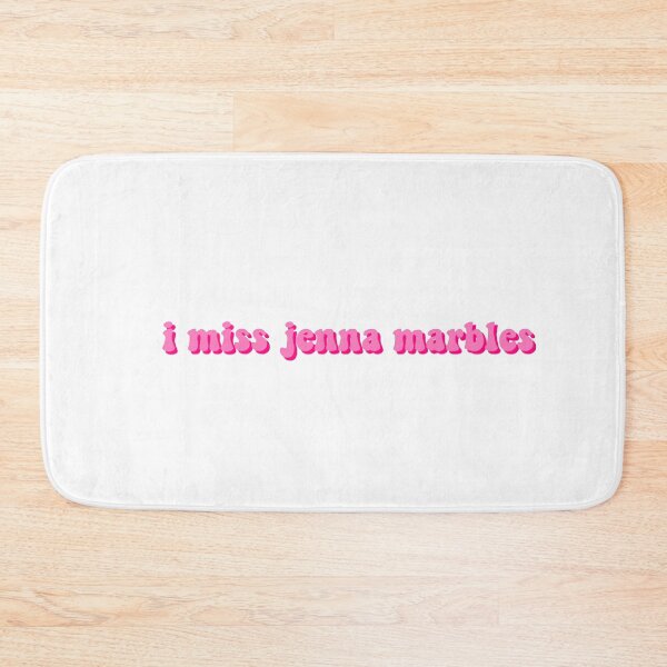 Item preview, I MISS JENNA MARBLES PINK/PINK STICKER designed and sold by krh327.