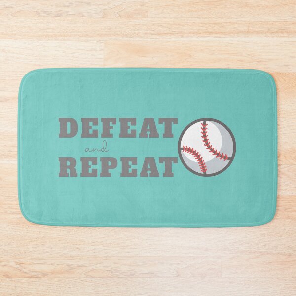 Item preview, Defeat and Repeat Baseball Sports Team Winners graphic designed and sold by doodabobs.
