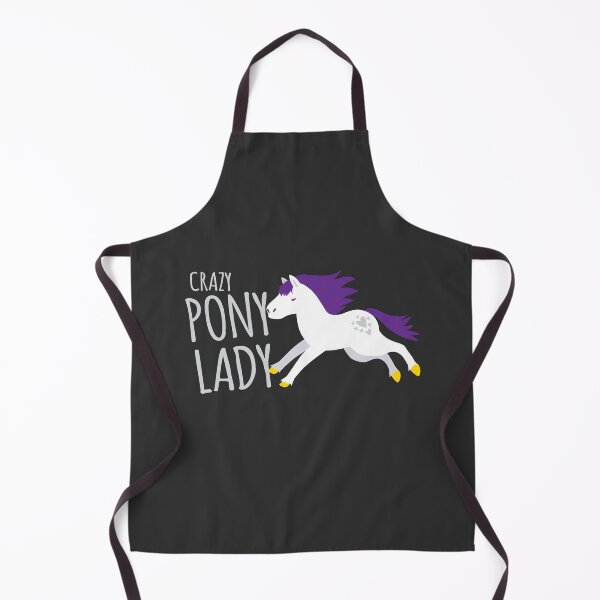 Item preview, New Crazy pony lady with white ponies designed and sold by jazzydevil.