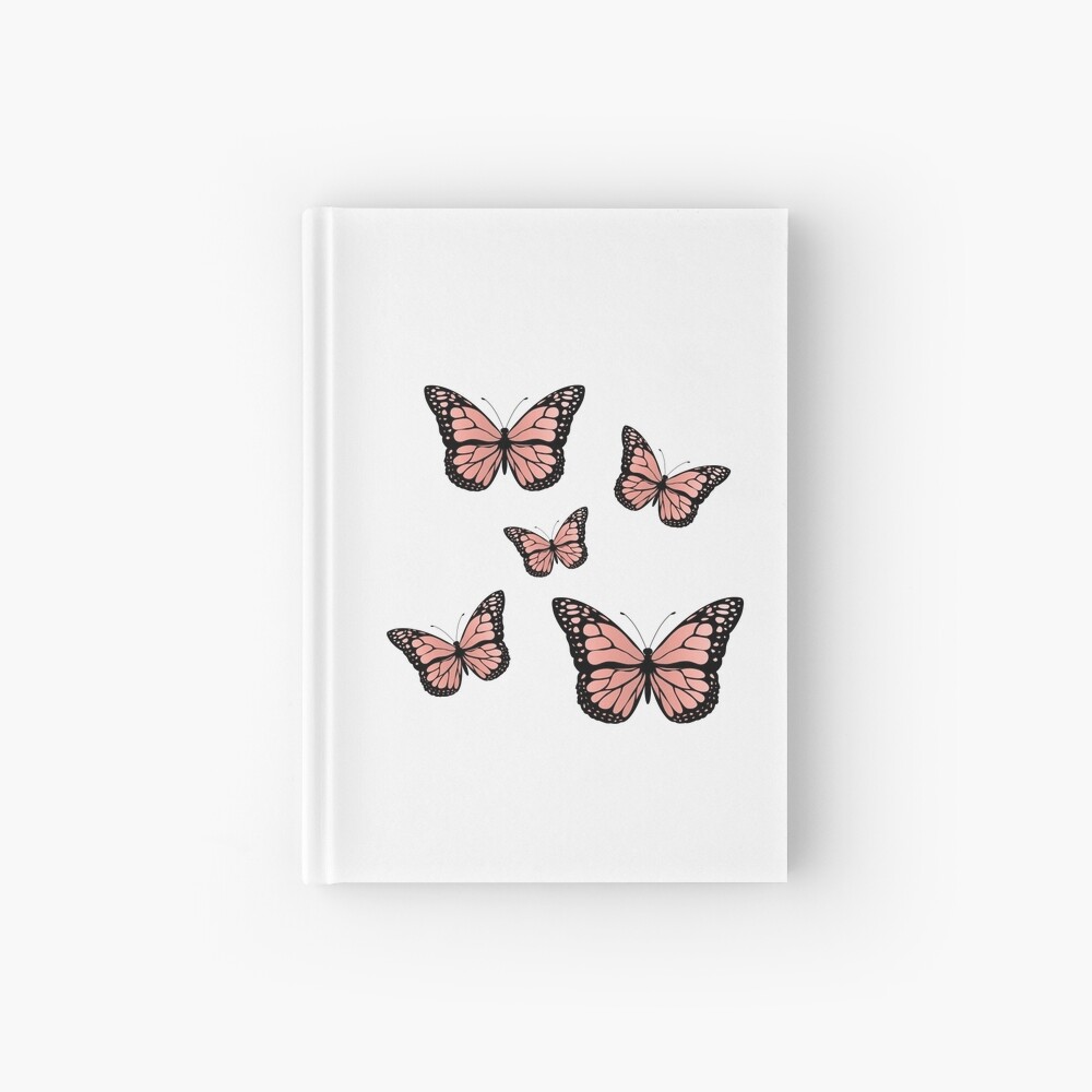 Pink butterfly Sticker for Sale by emmastickershop