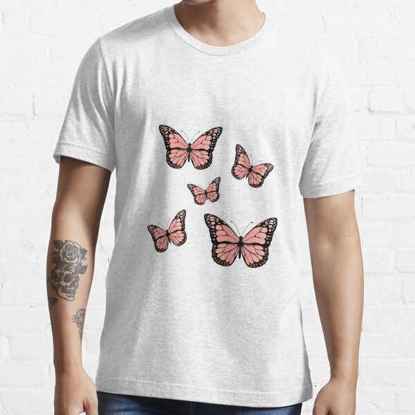 Pink butterfly Sticker for Sale by emmastickershop