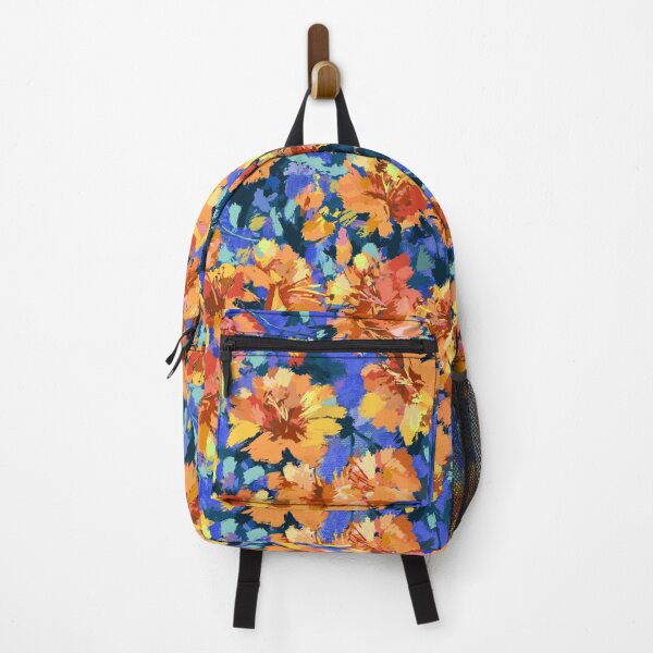 Item preview, Southern Azaleas | Orange/Yellow/Blue Violet designed and sold by L Diane Johnson.