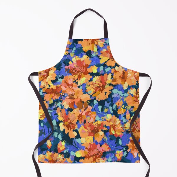 Item preview, Southern Azaleas | Orange/Yellow/Blue Violet designed and sold by L Diane Johnson.