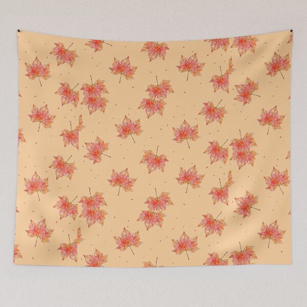 Item preview, Gorgeous Multicolour Maple Leaf Pattern By SunsetApple designed and sold by SunsetApple.