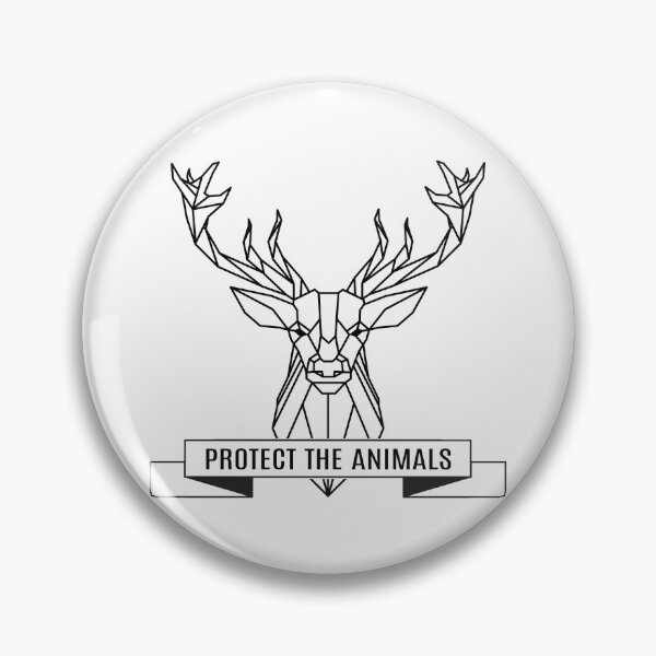 Item preview, Protect the animals - deer line art designed and sold by AmpersandCuster.