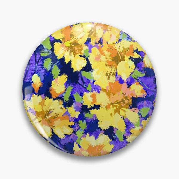 Item preview, Southern Azaleas | Yellow/Purple designed and sold by L Diane Johnson.