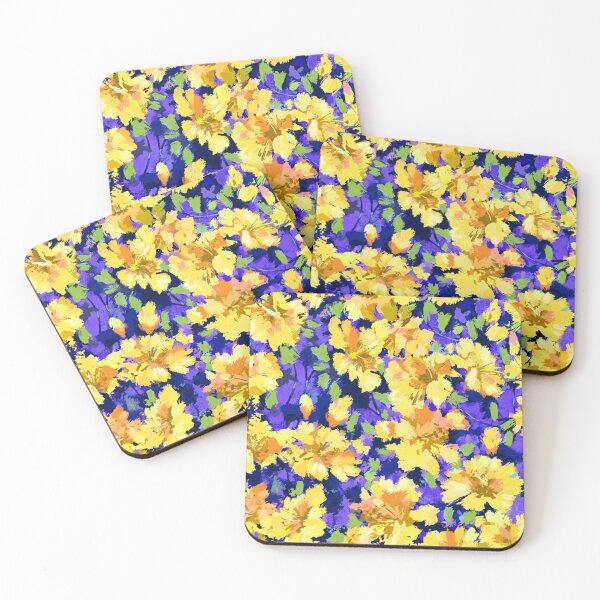 Item preview, Southern Azaleas | Yellow/Purple designed and sold by L Diane Johnson.