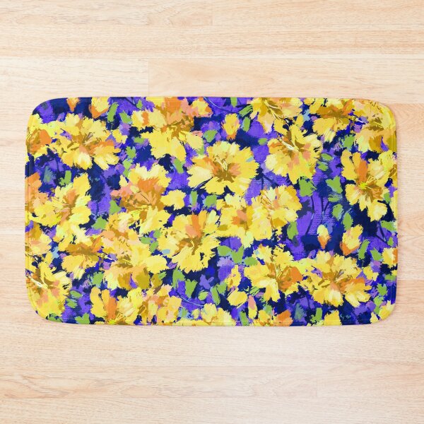 Item preview, Southern Azaleas | Yellow/Purple designed and sold by L Diane Johnson.