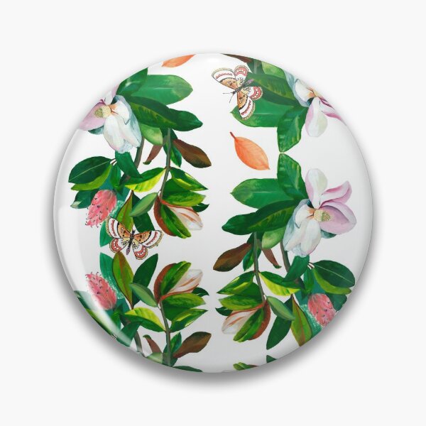 Item preview, Reflected Magnolia with Butterflies designed and sold by Daniela Glassop.