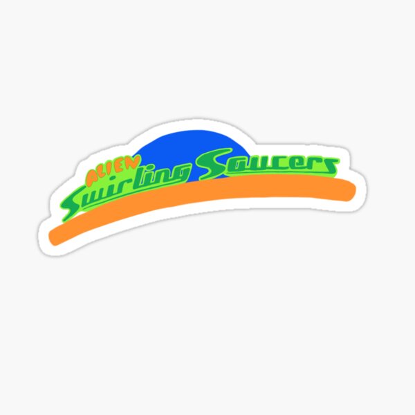 Item preview, Alien Swirling Saucers designed and sold by Jasmine Clarino.