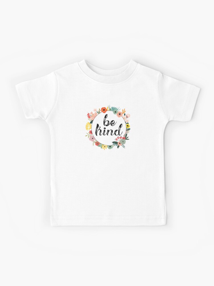 be kind flower shirt