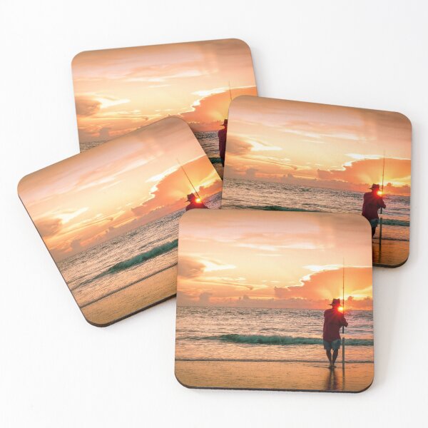 Item preview, The Weekend Warrior fishing at sunrise designed and sold by Steven Kight.